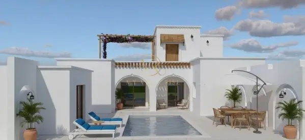 Villa en cours de construction – Style Djerbien